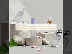 13/410 PETG ड्रॉपर बोतल अनुकूलित परफ्यूम ड्रॉपर बोतलें खाली ड्रॉपर बोतलें वितरित करना