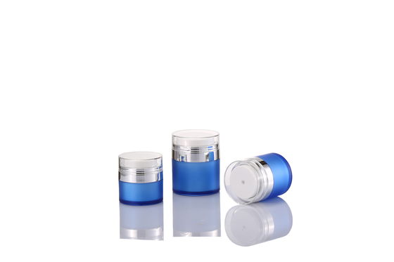 पीपी सेंटर आउट जार फेशियल क्रीम जार खाली एयरलेस कॉस्मेटिक कंटेनर 15ml 30ml 50ml