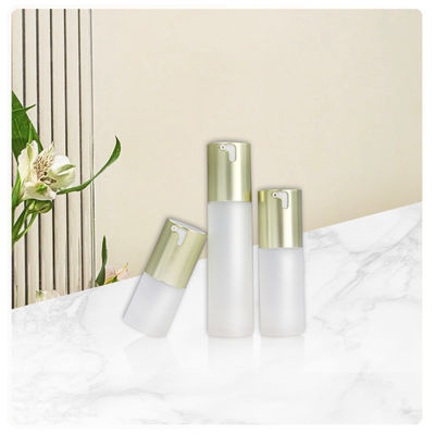 3pcs लोशन पंप कंटेनर स्पष्ट हवा रहित पंप बोतल 15ml 30ml 50ml ताजा उत्पादों के लिए