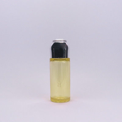 इलेक्ट्रोप्लाटेड एल्यूमीनियम ड्रिपर बोतल सिर PETG ड्रिपर बोतल 50ml त्वचा देखभाल उत्पाद के लिए